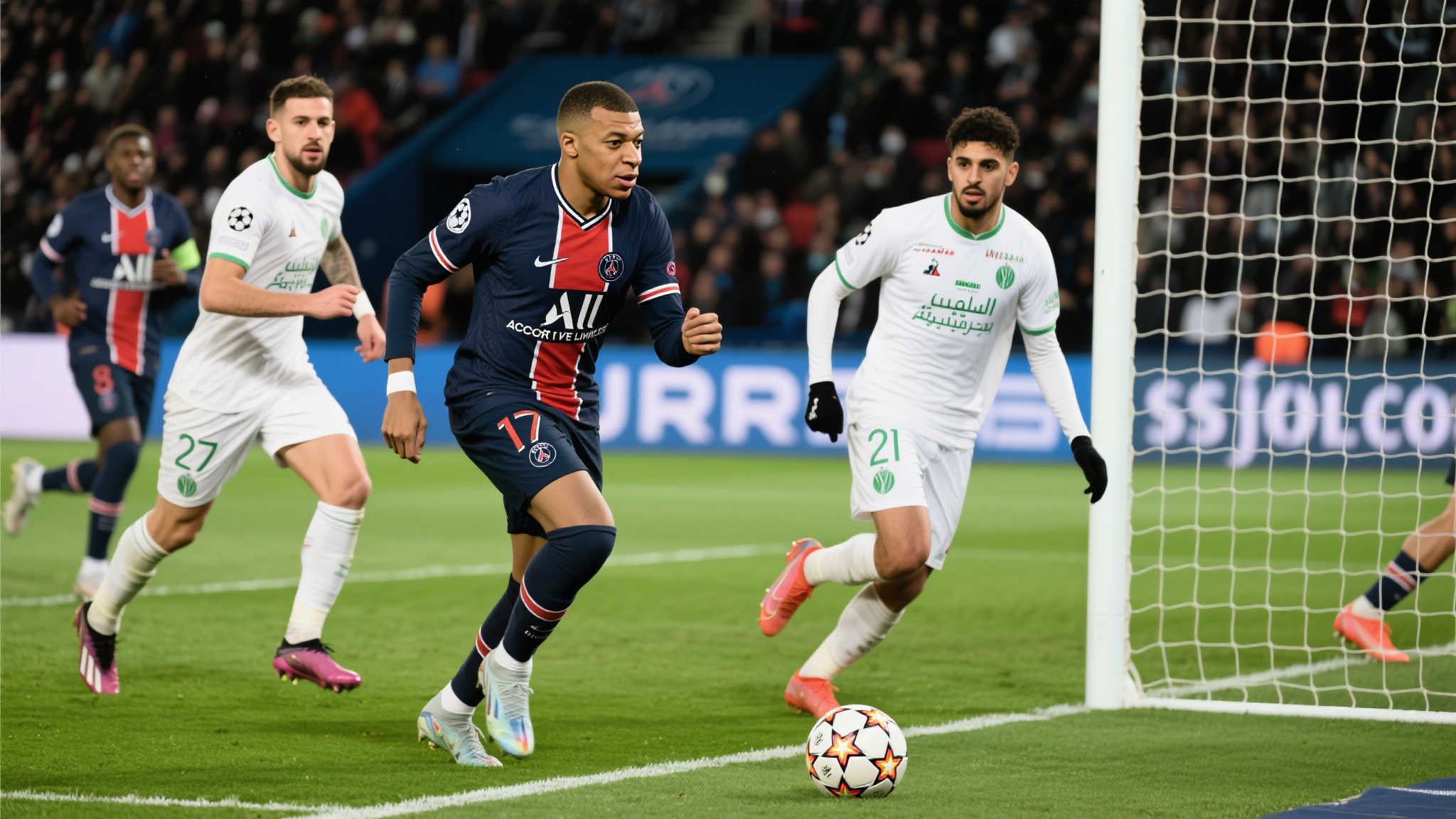 据官方数据统计，凯利安姆巴佩和阿什拉夫哈基米等当家