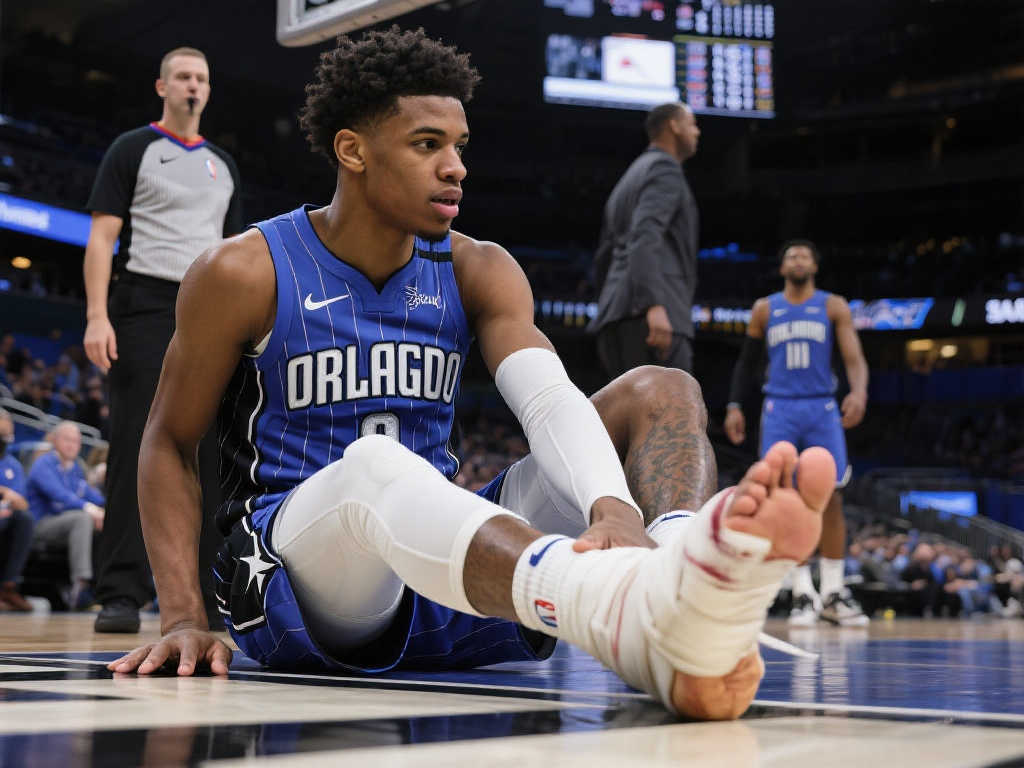 魔术厄运缠身？萨格斯非接触性受伤 被迫坐轮椅离场