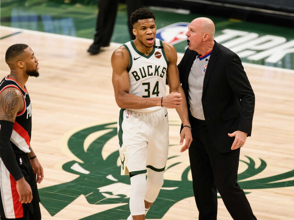 主帅缺席+利拉德伤停 字母哥35+17+20力挽狂澜